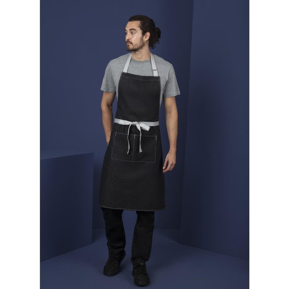 Southside Denimlatzschürze schwarz