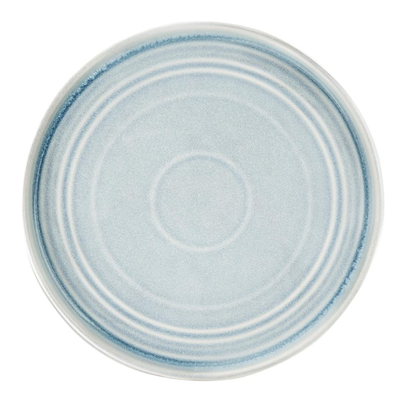 Olympia Cavolo Flacher runder Teller eisblau 27cm (4 Stück)