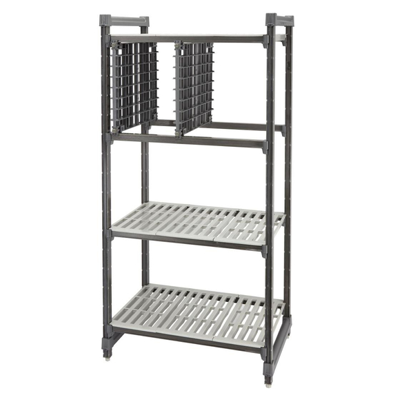 Cambro Universal-Lagerregal-Starterkit für Basics Plus-Regale mit einer Tiefe von 610 mm