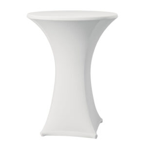 Bar Tischdecke für Stehtische Samba weiß 85cm