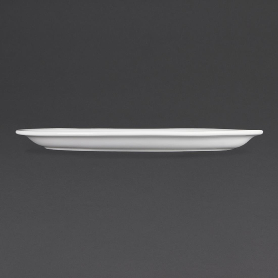 Olympia Whiteware ovale Servierteller 29,2cm (6 Stück)
