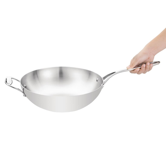 Vogue Tri Wall Wok 305mm