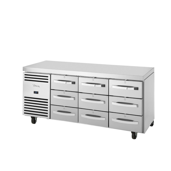 True Schubladen-Thekenkühlschrank TCR1/3