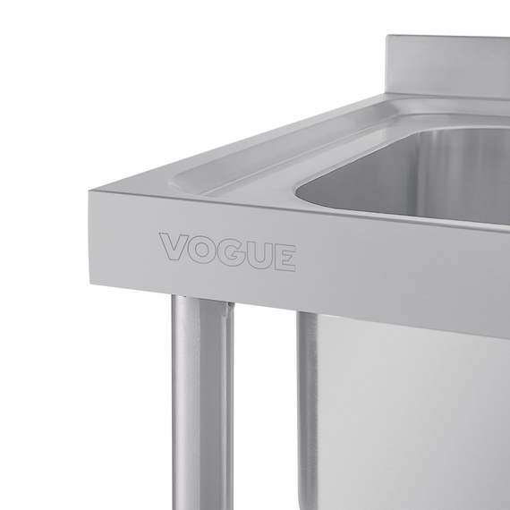 Vogue Spüle Doppelspüle Abtropffläche rechts 150cm