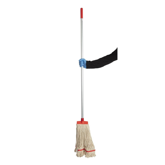 SYR flacher Kentucky Moppkopf Baumwolle rot