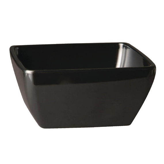 APS Pure quadratische Schale schwarz 19cm