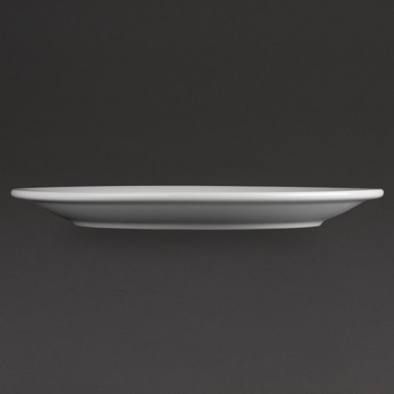 Olympia Athena runde Teller mit schmalem Rand 22,6cm (12 Stück)