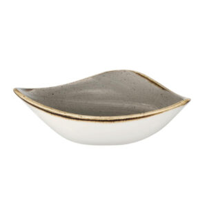 Churchill Stonecast Dreieckige Schüssel, Grau, 153 mm (12 Stück)