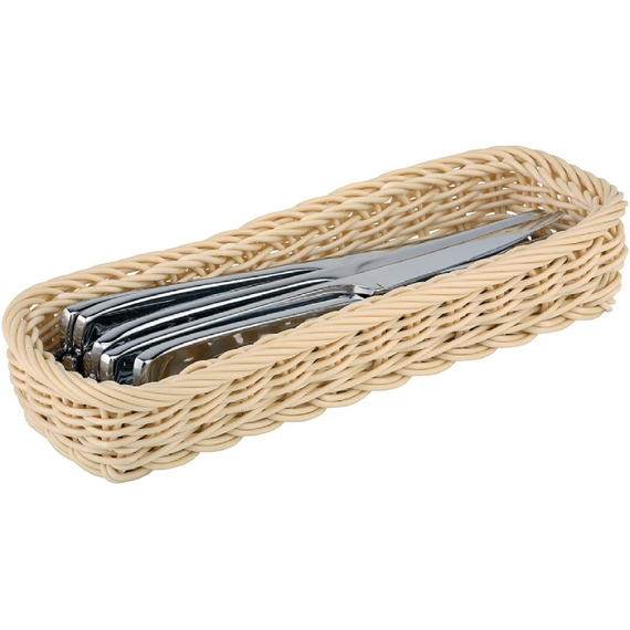 APS Polypropylen Rechteckiger Rattan Korb 270x100mm