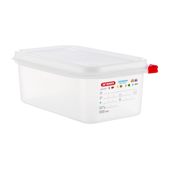 Araven GN1/4 Vorratsbehälter 2,8L (4 Stück)