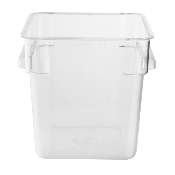 Hygiplas Polycarbonat Quadratischer Vorratsbehälter 7L