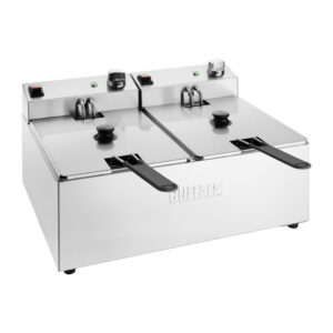 Buffalo Doppel Tank Doppelkorb 2x5Ltr Aufsatzfritteuse 2x2.8kW