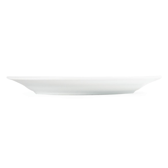 Olympia Whiteware Teller mit breitem Rand 20cm (12 Stück)
