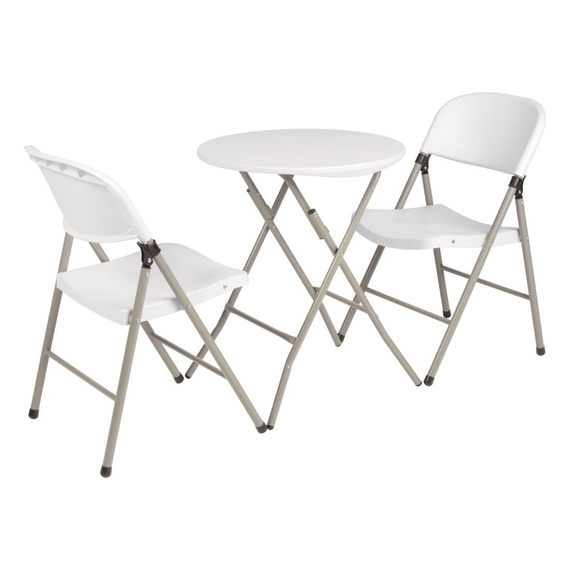 Bolero Klappstühle weiß (2 Stück)