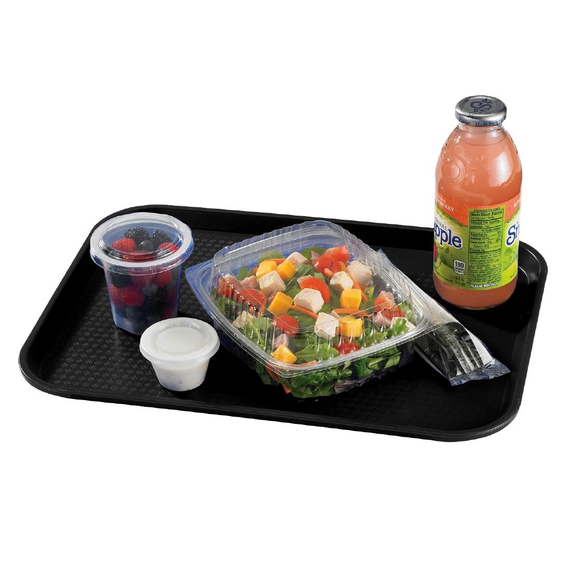 Cambro Polypropylen-Schnellimbisstablett Schwarz 410mm