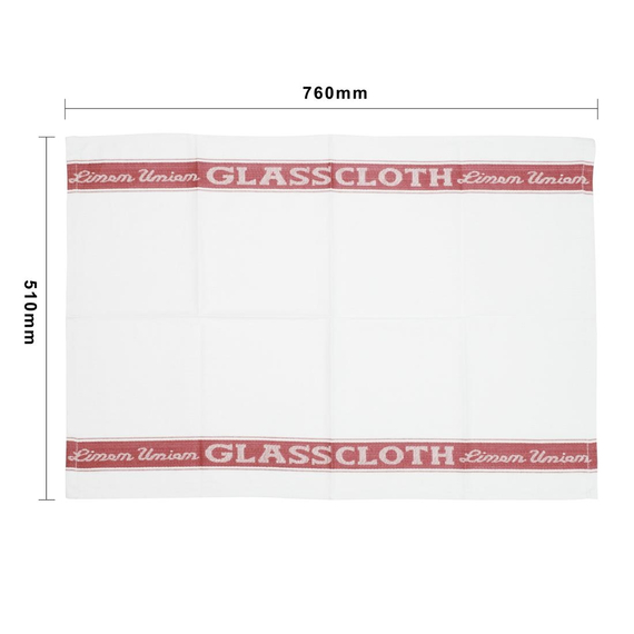 Vogue Gläsertuch rot