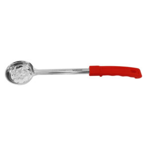 Vogue Rot Perforierte Solide Schöpfkelle 60ml