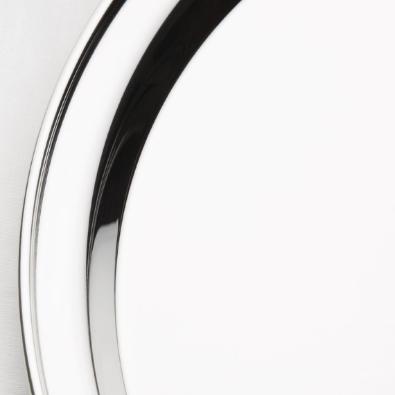 Olympia rundes Serviertablett Edelstahl 30,5cm