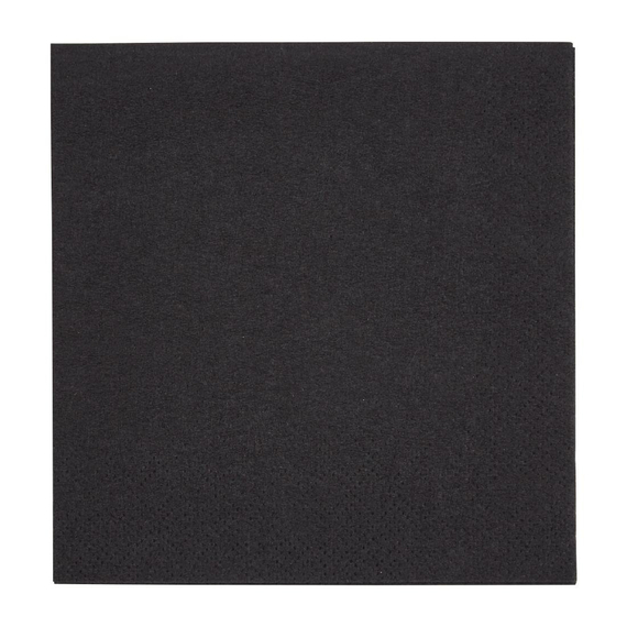Fiesta Recyclable Cocktailservietten schwarz 24cm (4000 Stück)