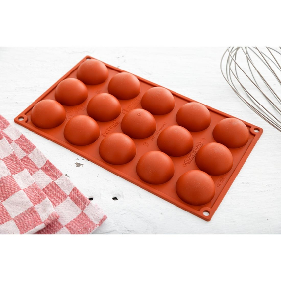 Pavoni Formaflex Silikon Halbkugelform 15 Stück