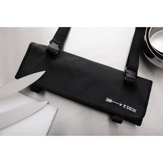 Dick Messer Textil-Rolltasche mit 11 Fächern