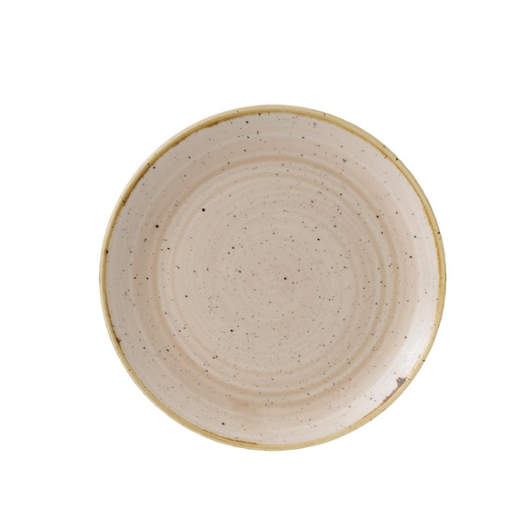 Churchill Stonecast Coupe-Teller, Muskatcreme, 217 mm, (12 Stück)