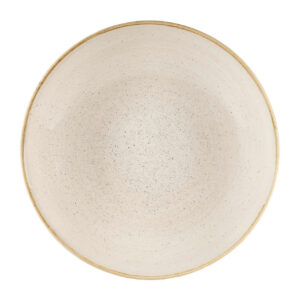 Churchill Stonecast Coupe-Schüsseln, Muskatcreme, 310 mm (6 Stück)