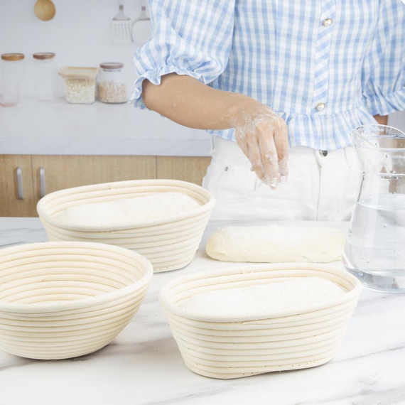 Vogue Rattan Gärkorb Oval 210x150x80mm