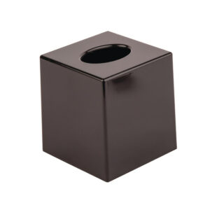 Taschentuchbox Kubus schwarz