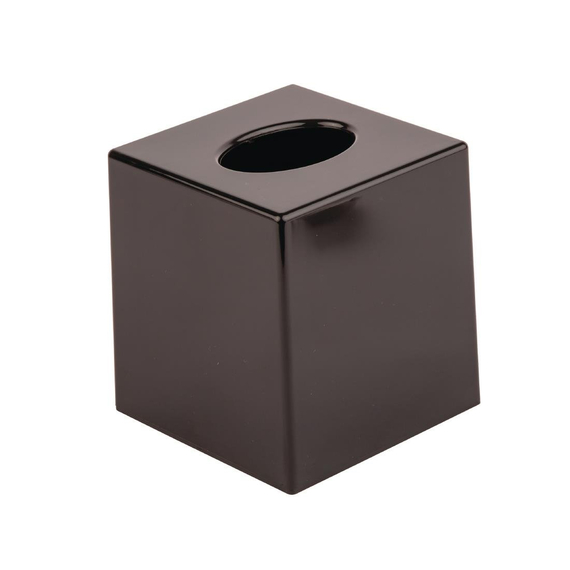 Taschentuchbox Kubus schwarz