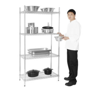 Vogue 4 Reihen Drahtregal Kit 915x460mm