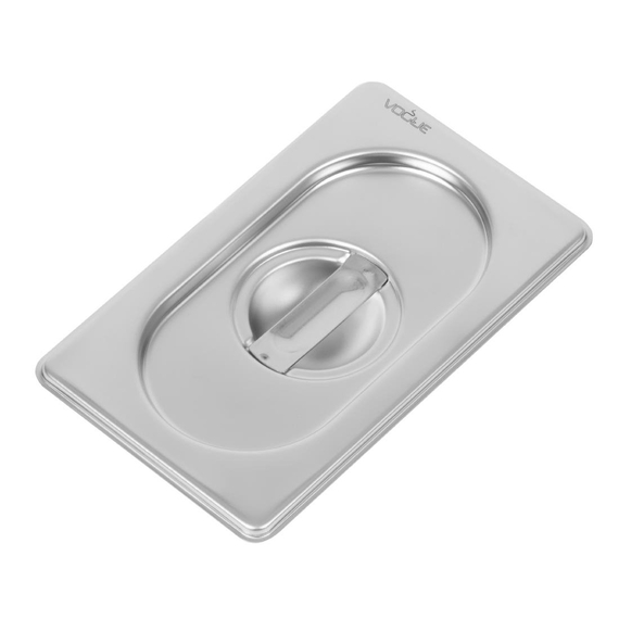 Vogue Strapazierfähiger Deckel für GN-Behälter 1/9 Edelstahl