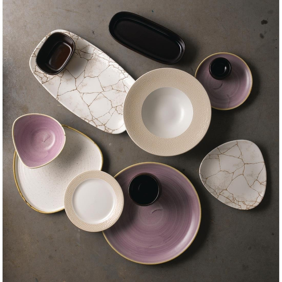 Churchill Studio Prints Kintsugi Achatgraue Lotusteller, 254 mm, (12 Stück)