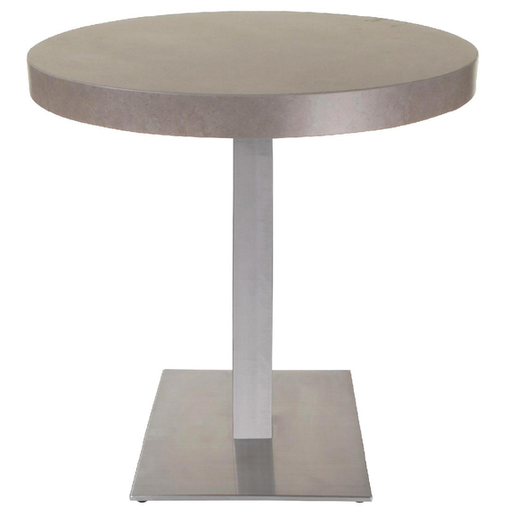 Bolero quadratischer Tischfuß Edelstahl 72cm hoch