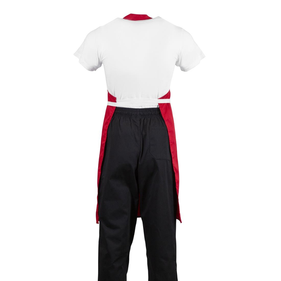 Whites Latzschürze rot