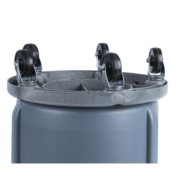 Rubbermaid BRUTE Abfalleimer grau 75L