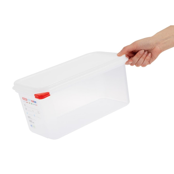 Araven Polypropylen 1/3 Gastronorm-Nahrungsbehälter 6Ltr (4 Stück)