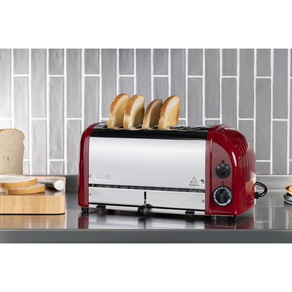 Dualit Toaster 60154 rot 6 Schlitze