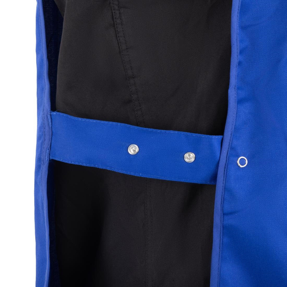 Weißes Tabard mit Tasche Königsblau