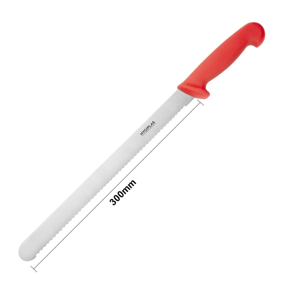 Hygiplas Allesschneider Gezackt Rot 30cm