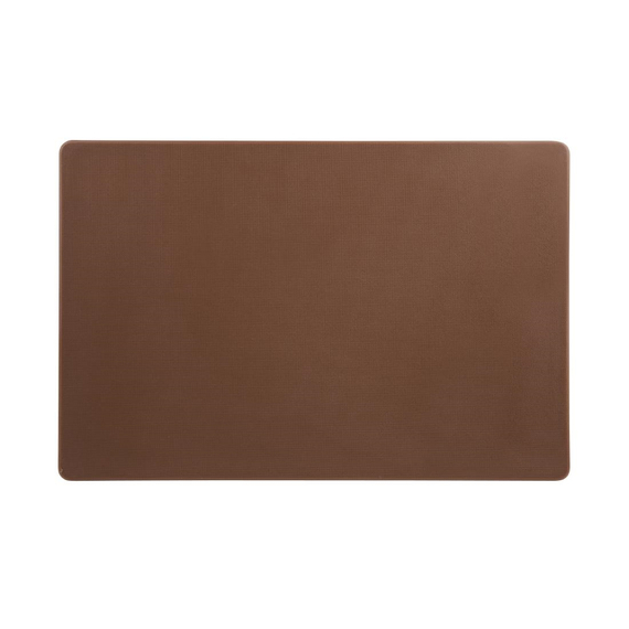 Hygiplas LDPE extra dickes Schneidebrett braun 45x30x2cm