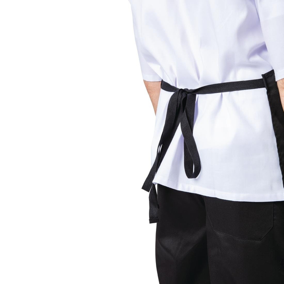 Nisbets Essentials Latzschürze Polybaumwolle schwarz (2 Stück)