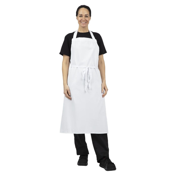 Whites Latzschürze weiß XL