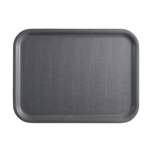 Cambro Mykonos Tablett Kohle Nicht-rutsch Oberfläche 340x460mm