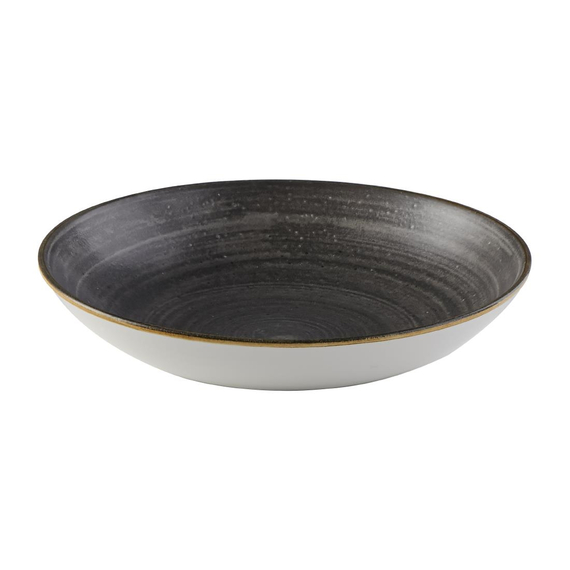 Churchill Stonecast Raw Evolve Coupe-Schüsseln, Schwarz, 248 mm, (12 Stück)