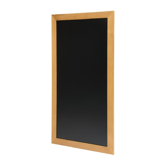 Securit lange Wandtafel Teakoptik 100 x 56cm