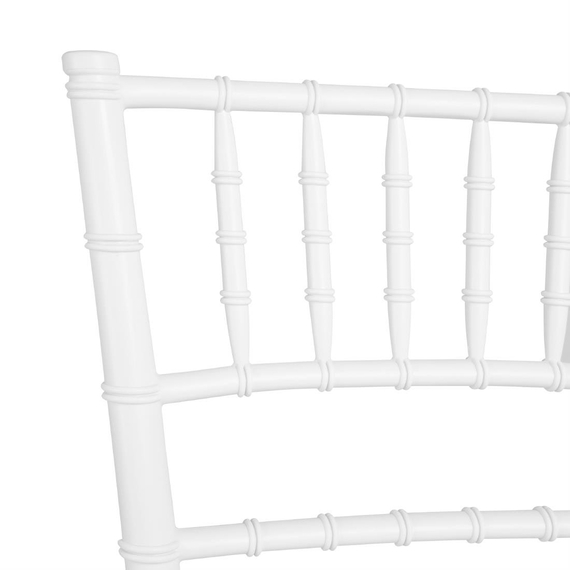 Bolero Chiavari Polypropylen Stühle Weiß (4 Stück)
