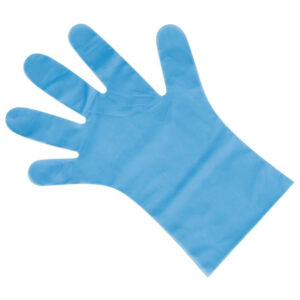 Nisbets Essentials Puderfreie TPE-Handschuhe Blau L (200 Stück)