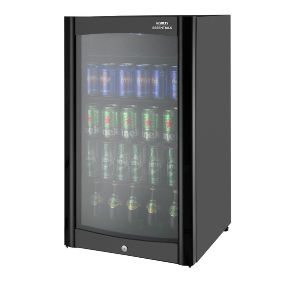 Nisbets Essentials Einzeltür Rückbar Kühler 98Ltr