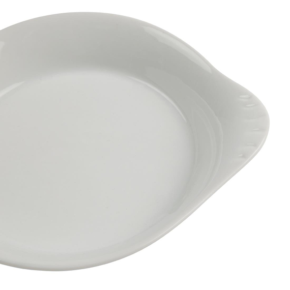 Olympia Whiteware runde Gratinschalen weiß 15,6 x 12,6cm (6 Stück)